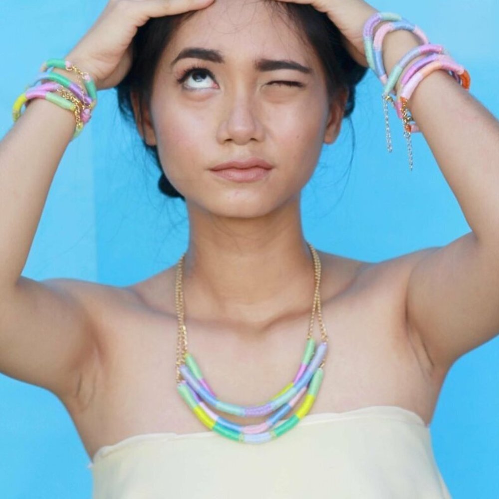 AGATHA  Necklace Handmade in Phillipines